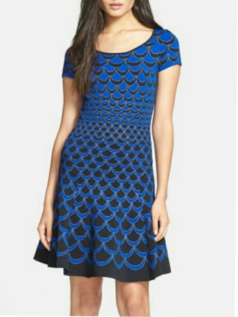 Diane Von Furstenberg Alina Acorn Moon Fit & Flare Dress